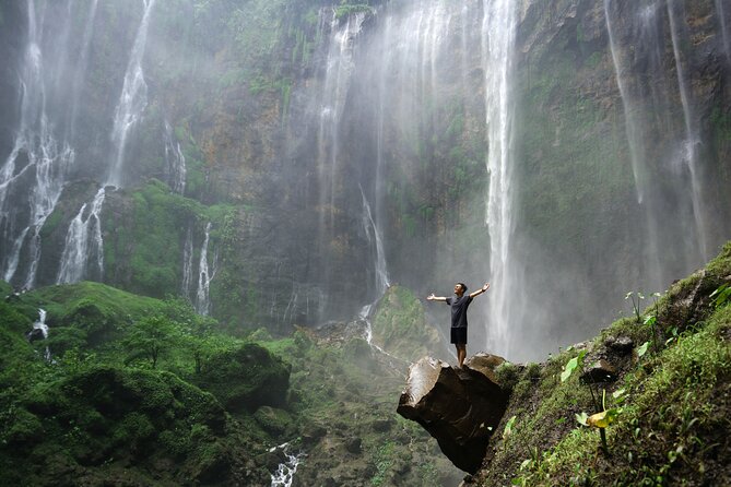 1 Day - ULTIMATE TOUR Tumpak Sewu Waterfall and Goa Tetes cave // 07:30 - 17:30 - A 7:30 am start and the long Malang to waterfall commute