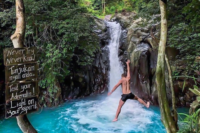 All Inclusive : Jumping Sliding at Aling- Aling Waterfall - Handara Gate - Lunch - Aling-Aling waterfall jumping and sliding, the main event