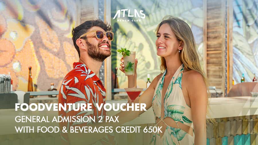 Atlas Beach Club Bali: One Day Pass / F&B Credit Voucher - Key points before you go