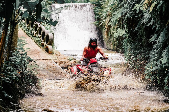ATV Quad Bike Bali with Waterfall Gorilla Cave and Lunch - Mud, Water, and Adrenaline: What the Ride Feels Like