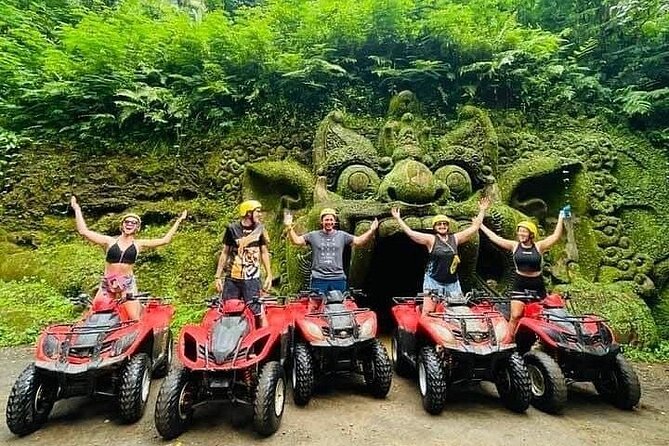 Bali ATV Quad Adventure - Ubud Monkey Forest and Waterfall - Sacred Monkey Forest Sanctuary: fun, fast, and keep your stuff secured