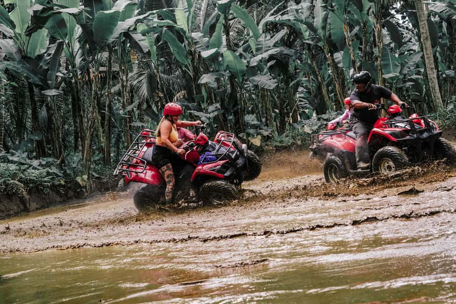 Bali: ATV, Water Rafting, and Monkey Forest Tour - Ayung Dewata white-water rafting: thrills plus a staircase workout