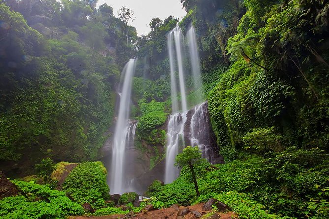 Bali Best Waterfalls Tour : Sekumpul and Banyumala - Banyumala Twin Waterfalls: walking down, cold water, and a relaxing soundscape