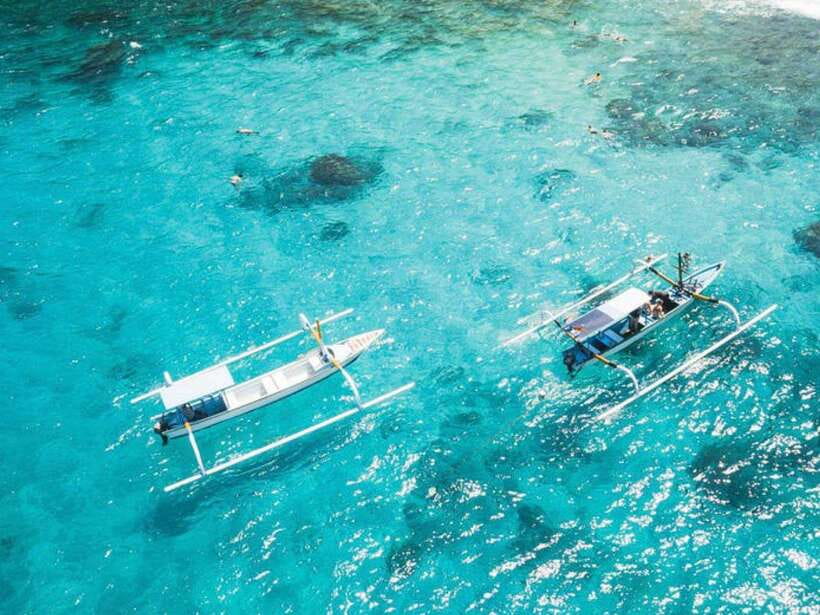 Bali: Blue Lagoon & Tanjung Jepun Snorkeling & lunch - Stop 2, Blue Lagoon Beach, surface snorkeling plus fish feeding and turtles