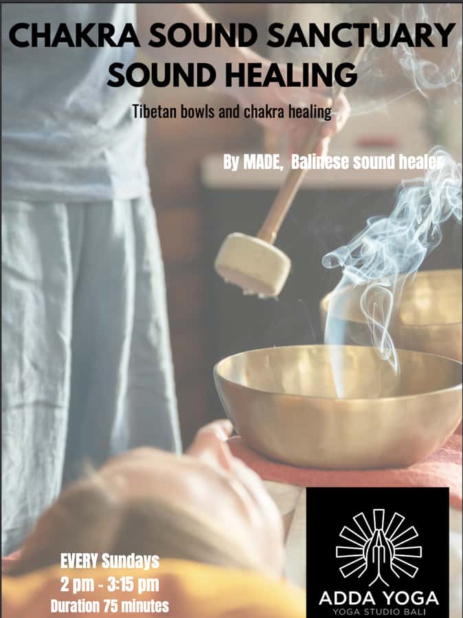 Bali: Chakras sound sanctuary | Sound healing ADDA YOGA - Key Things I’d Book This For