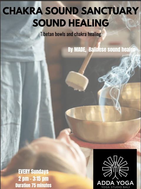 Bali: Chakras sound sanctuary | Sound healing ADDA YOGA - Booking Smart: Timing and What to Do Before You Go