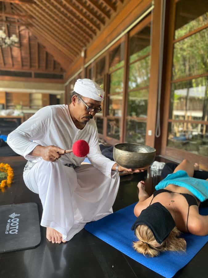 Bali: Chakras sound sanctuary | Sound healing ADDA YOGA - Meet Made, the Sound Healer Driving the Session