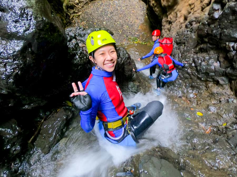 Bali: Gitgit Canyon Canyoning Trip with Breakfast and Lunch - Slides, Jumps, Abseils, and a 20 m Zipline Inside Gitgit