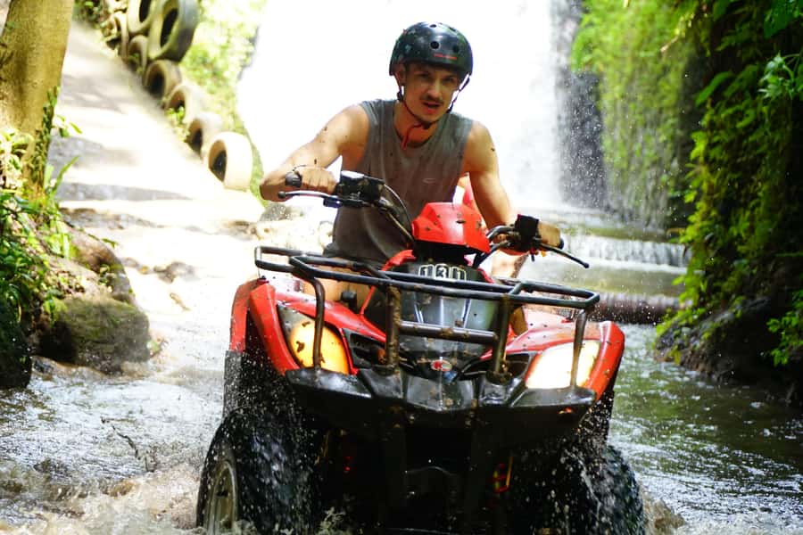 Bali: Gorilla Cave Quad Bike Tour & Cretya Infinity Pool - Key highlights