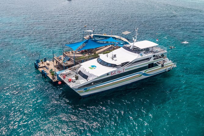 Bali Hai - Reef Cruise - The catamaran cruise and your anchored pontoon “basecamp”