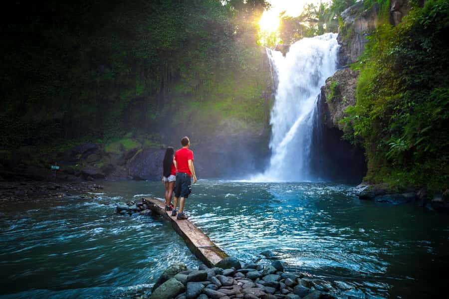 Bali: Hidden Canyon, Waterfall & Temples Small Group Tour - Beji Guwang Hidden Canyon: your water, rocks, and swim-ready moment