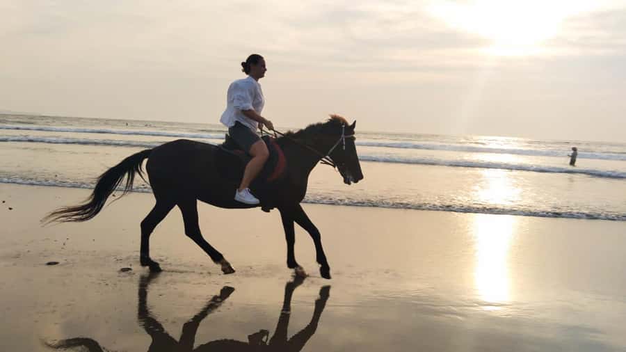Bali: Horse Riding Tour on Seminyak Beach Include Transport - What about the surfing time that shows up on the schedule?