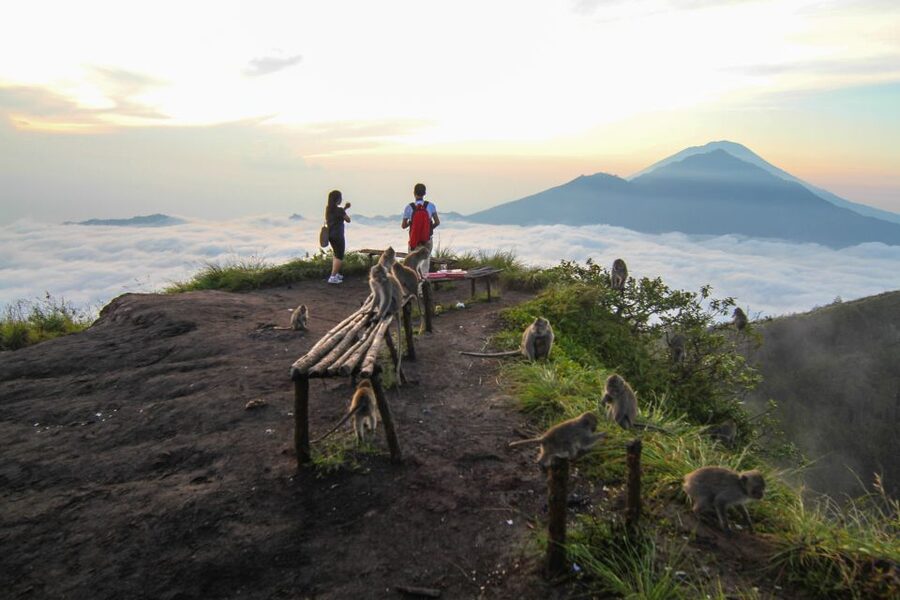 Bali: Mount Batur Sunrise Hike and Hidden Waterfall - When Fog Clears, Watching the Summit Turn Golden