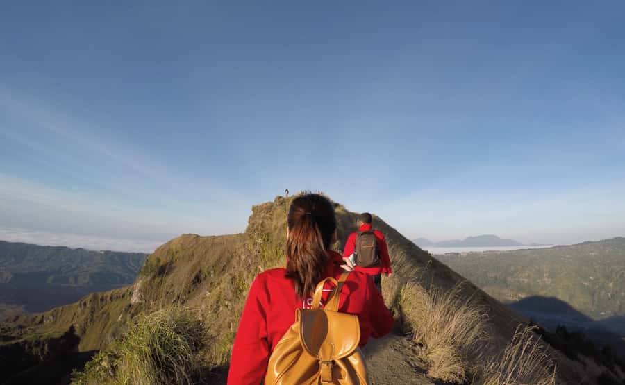 Bali: Mount Batur Sunrise Hike and Hidden Waterfall - After Sunrise: Crater Walk, Lava Hill, and Black Sand