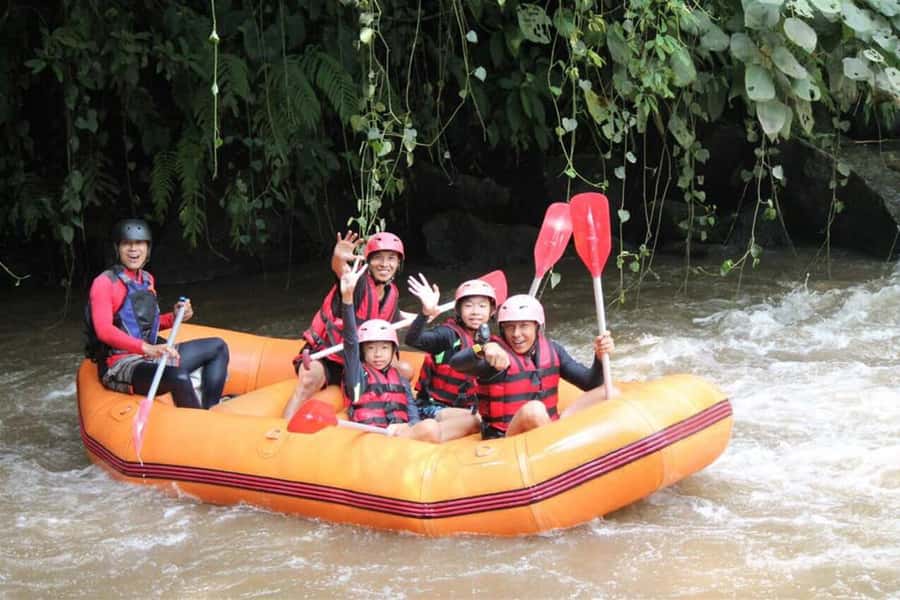 Bali: Mount Batur Sunrise Trek and White Water Rafting - Ayung River Rafting: Paddling Lesson, Rapids, and Nature Along the Banks