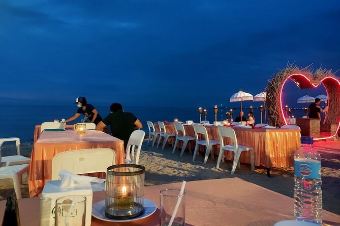 Bali's Best Sunset: Uluwatu Kecak Dance & Dinner Jimbaran Beach - Jimbaran Beach dinner time: optional candle-lit seafood upgrade