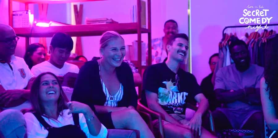 Bali's Secret Comedy Night Entry Ticket - Pick the vibe: Curated Night, 100 percent Crowd Work, or Open Mic