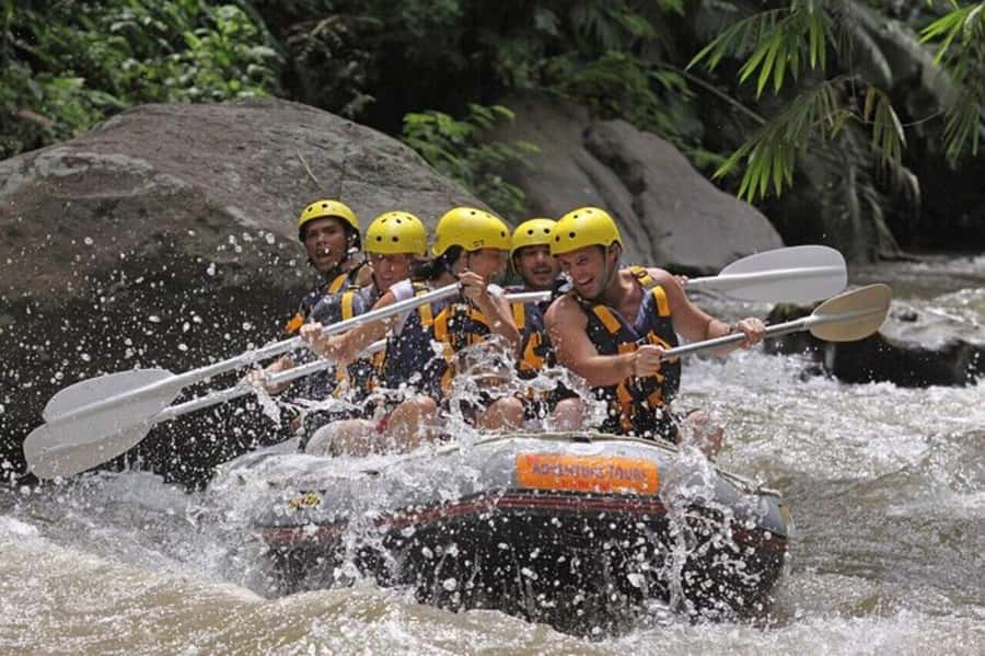 Bali: Telaga Waja White Water River Guided Rafting & Lunch - From helmet to lunch: how the guided day flows