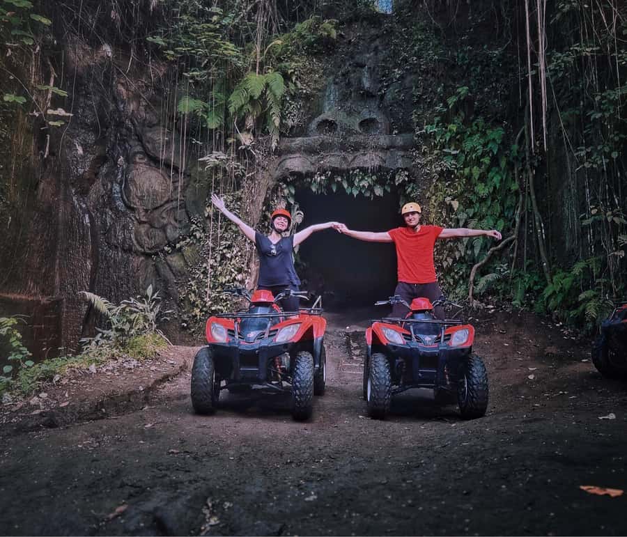 Bali: Ubud Gorilla Cave Track ATV & Waterfall Tour with Meal - Key highlights you should care about