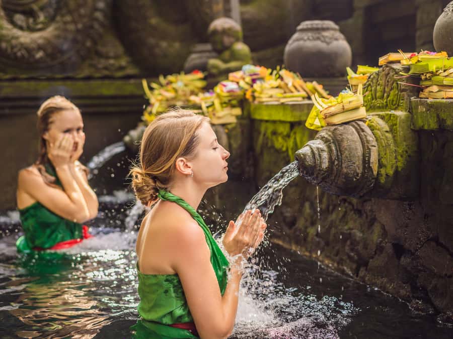 Bali: Ubud Traditional Balinese Purification - Goa Gajah (Elephant Cave): a cave you don’t forget