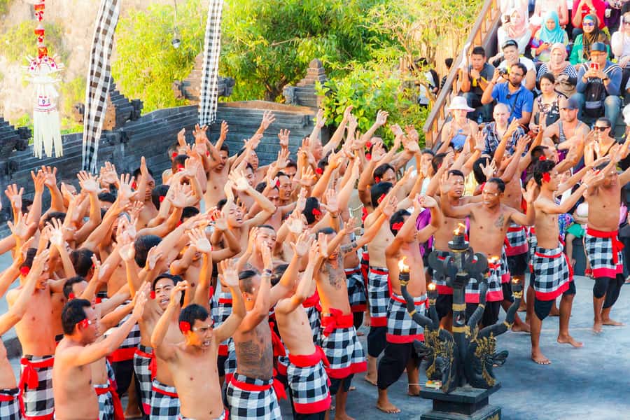 Bali: Uluwatu Kecak and Fire Dance Show Entry Ticket - Inside the open-air amphitheater: the Kecak performance you will actually understand