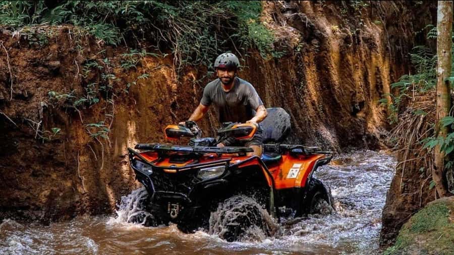 Bali: Waterfall Gorilla Cave ATV & Ubud Rafting Trip & Lunch - Cretya Sunset Infinity Pool Bar Lunch: A Good Way to Finish the Day