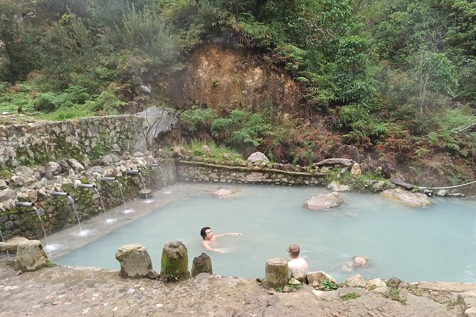 Bandung Tour Volcano, Hotsprings, Mud, Tea, Lunch all Included - Rancabali Tea Plantation Stop, a Quick Cool-Down in Tea Country