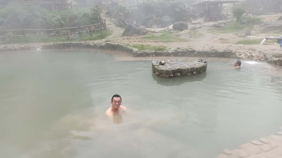 Bandung: White Crater Hotspring Tea Plans And Lunch Included - Glamping Lakeside Rancabali lunch, go-kart fun, and lake wandering