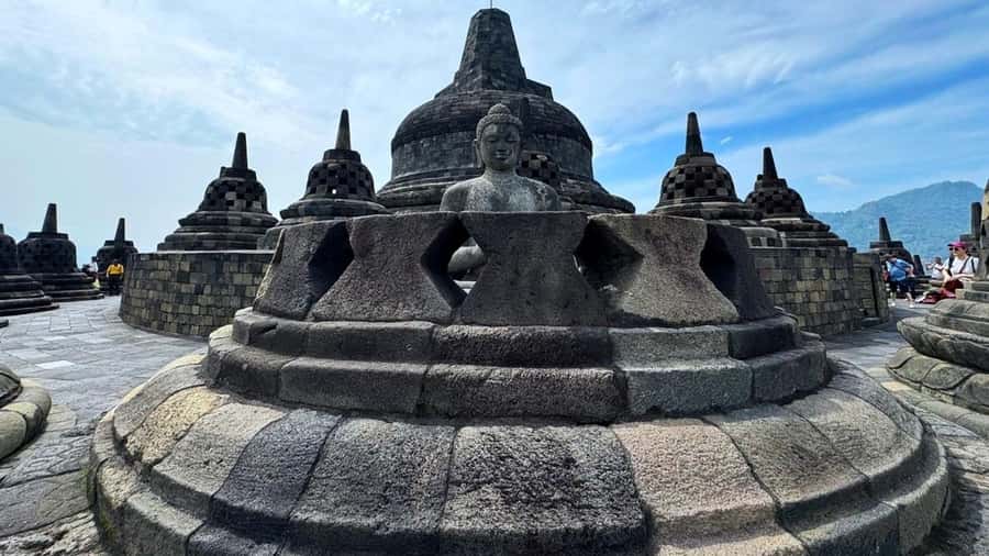 Borobudur Climb to the Top & Prambanan with Ticket Included - The Borobudur climb at the top, what to watch for
