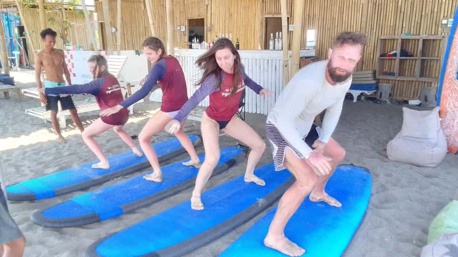 Canggu Surf School Bali - Small group reality, your time with the coach
