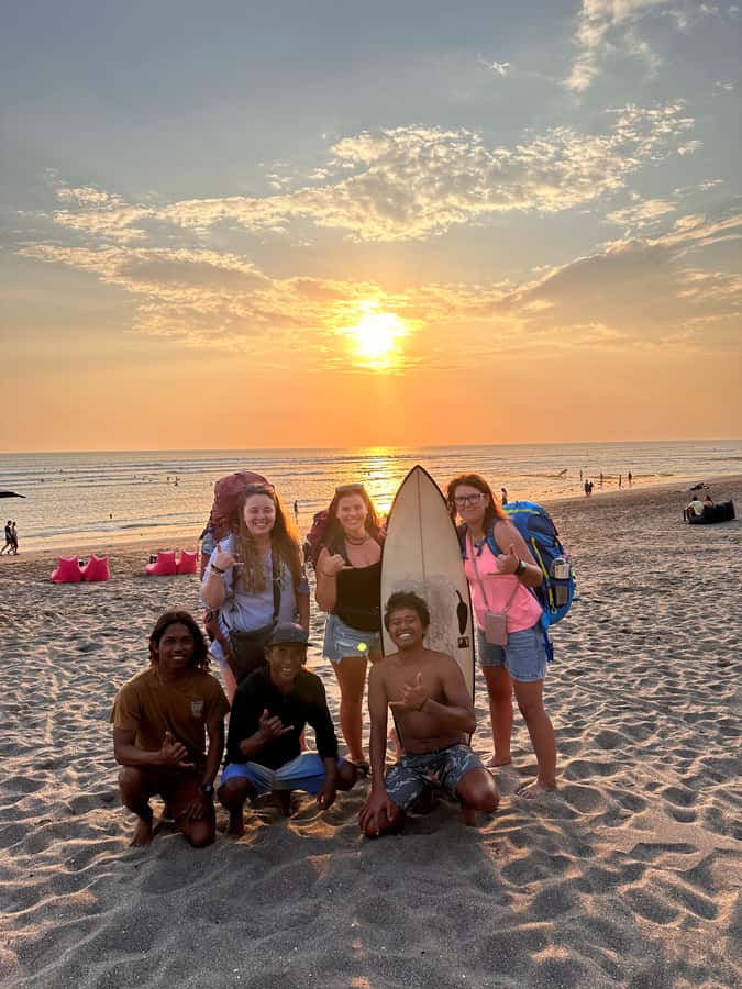 Canggu: Surfing Lesson with ISA Instructor - The 2-hour flow, from Old Man’s meet-up to standing on waves