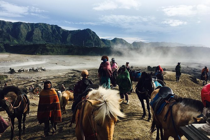 From Bali : Bromo & Kawah Ijen - 3-Day Adventure - Day 3 Ijen at 1:00 AM: blue fire, mask on, headlamp ready