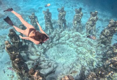 From Gili Air: Snorkeling with Turtles & Underwater Statue