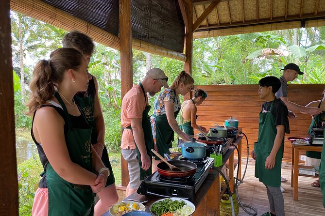 From Ubud: Authentic Bali Farm Cooking School & Organic Farm - Cooking lesson time: six dishes, including dessert, with clear guidance