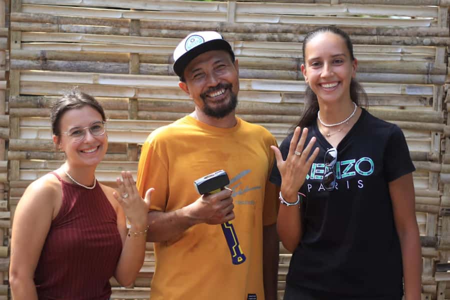 Gili Air: kaktus silver jewellery making class - Choosing between a ring, pendant, or earrings, and how to plan your design