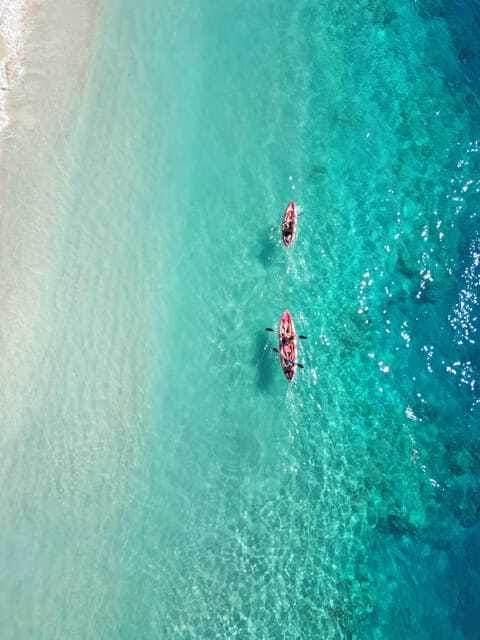 Gili sunrise stand-up paddle boarding (drone photoshoot) - Stop 2, the M22V+87P launch area: sunrise over the water