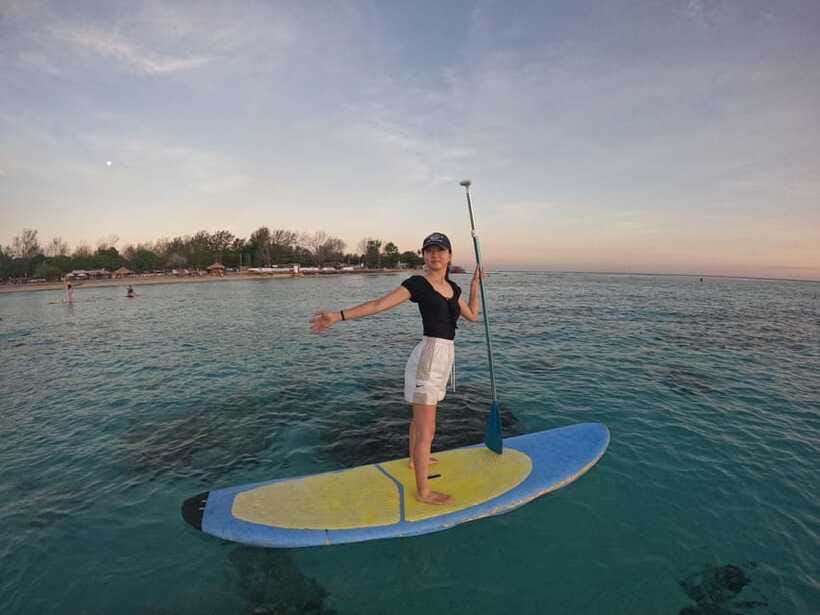 Gili sunrise stand-up paddle boarding (drone photoshoot) - Drone photos and the part people really remember