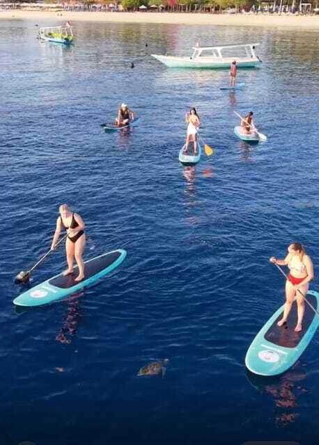 Gili sunrise stand-up paddle boarding (drone photoshoot) - Price and value: what $19 gets you
