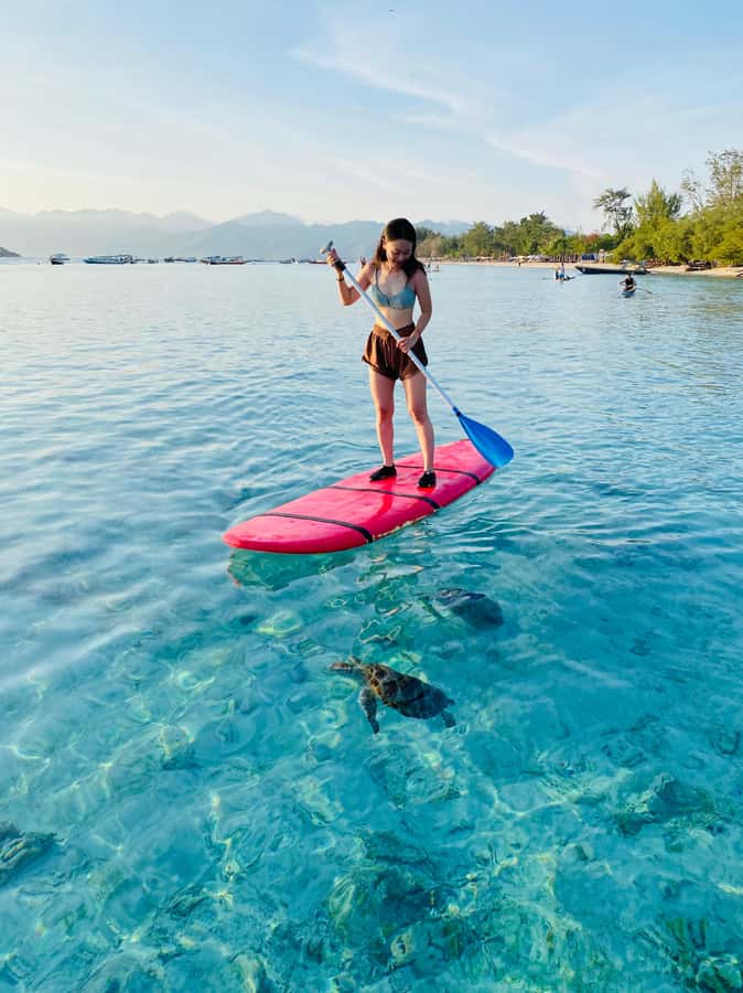 Gili SUP Or Kayak With Drone Shoot . Daylight Or Sunrise - Who This Experience Suits Best (and Who Should Think Twice)