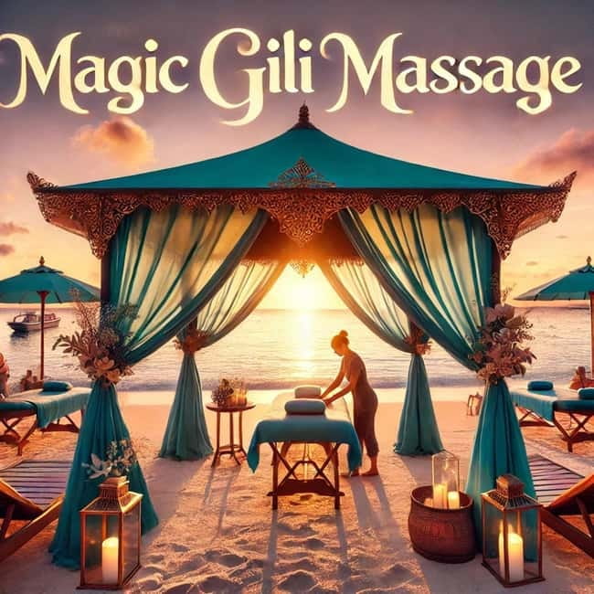 Gili Trawangan: Beach Massage with Sunset and Cocktail - Beach massage on Gili Trawangan, right where the ocean does the talking