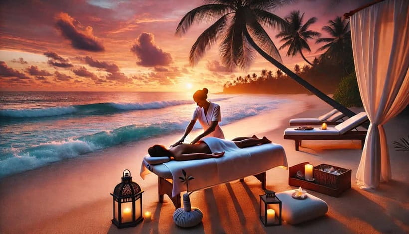 Gili Trawangan: Beach Massage with Sunset and Cocktail - 60 minutes of sand therapy: Balinese vs Lombok massage