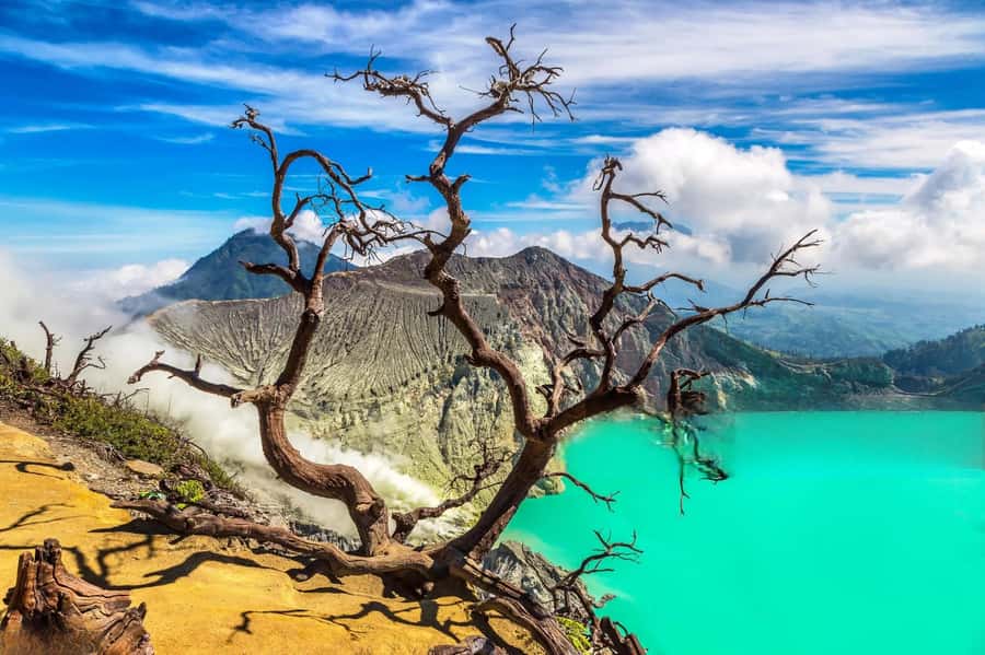 Ijen Crater Blue Fire Night Hike - Sunrise Over the World’s Largest Acidic Crater Lake