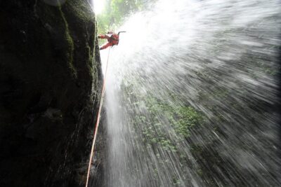 Intermediate canyoning trip in Bali ” Samba canyon “