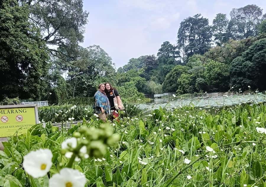 Jakarta Bogor Botanical Garden, Waterfall and Rice Terrace - Enday Media and the Wayang Golek Puppet Maker: Craft, Class Time, and Local Tea