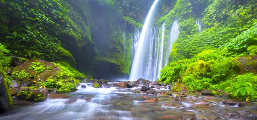 Lombok: Exclusive Sendang Gile, Tiu Kelep & Selong Hill Tour - Sendang Gile Waterfall: the calm start that sets your expectations