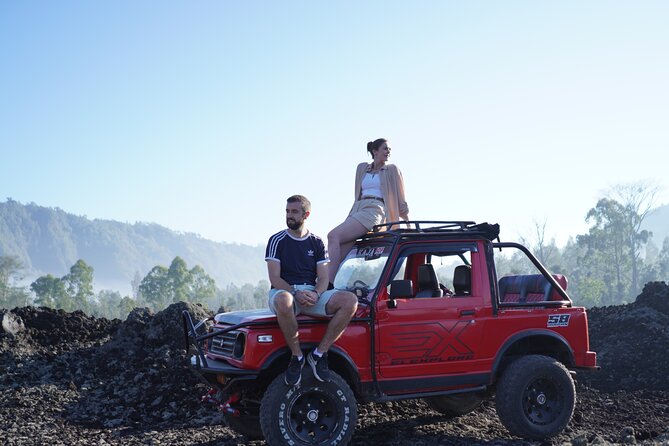 Mount Batur 4WD Jeep, Breakfast and Hot Spring All Inclusive - Getting picked up in Ubud and heading uphill fast