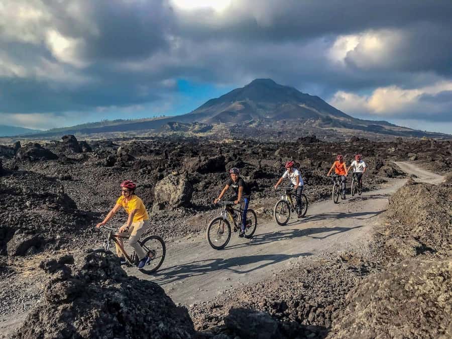 Mount Batur: Black Lava Cycling Tour w/ Natural Hot Spring - Key highlights you should care about