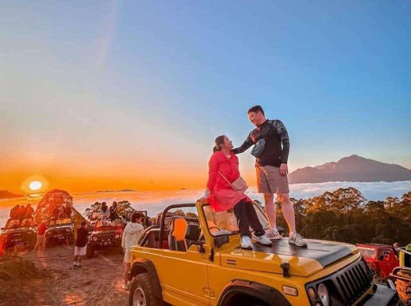 Mount Batur Jeep Sunrise & Hot Spring - All Inclusive Tour - The 1963 black lava field stop: seeing the volcano up close