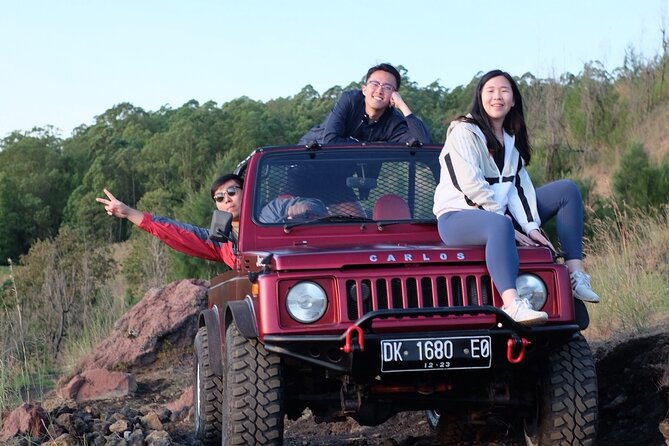 Mount Batur Jeep Sunset - All Inclusive Tour - The drive up: viewpoints for Lake Batur and the other volcanoes