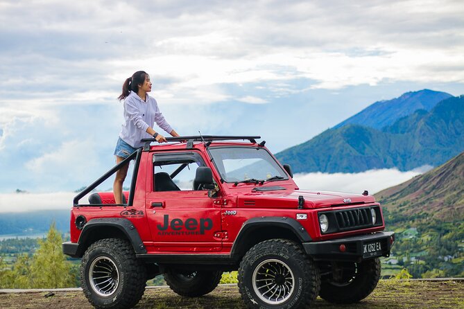 Mt Batur Sunrise 4WD Jeep Tours - Reaching the Black Lava Area and Watching the Sun Rise